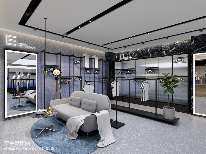 服裝店設(shè)計(jì)-唐獅第三代形象-裝修設(shè)計(jì)效果圖-空舍設(shè)計(jì)設(shè)計(jì)師作品-設(shè)計(jì)本